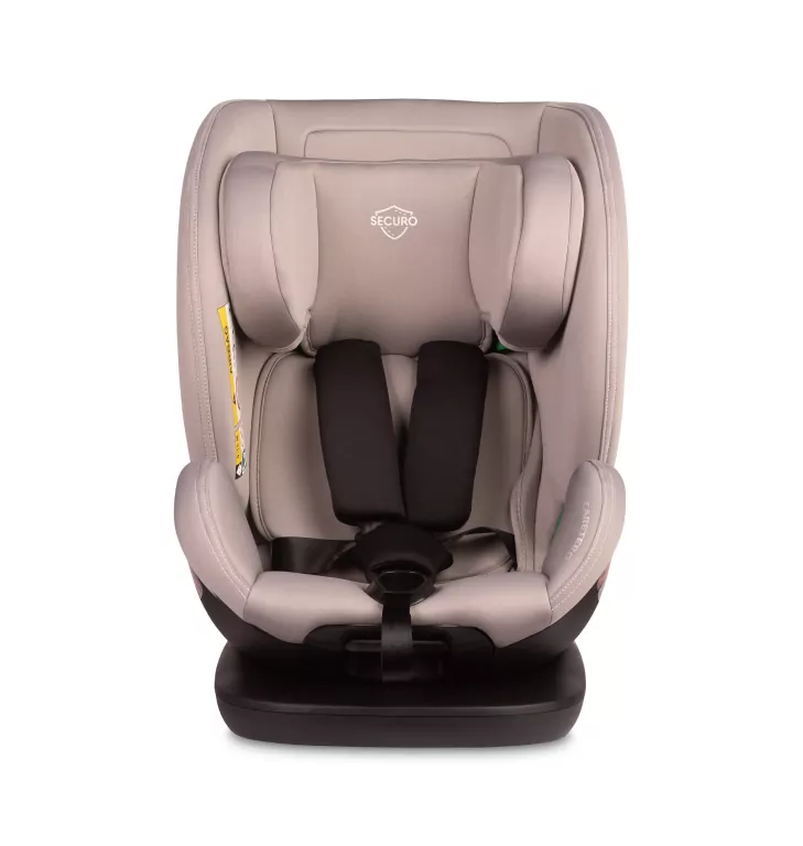 Caretero Fotelik Securo I-Size jasnoszary (40-150cm) - tantis.pl