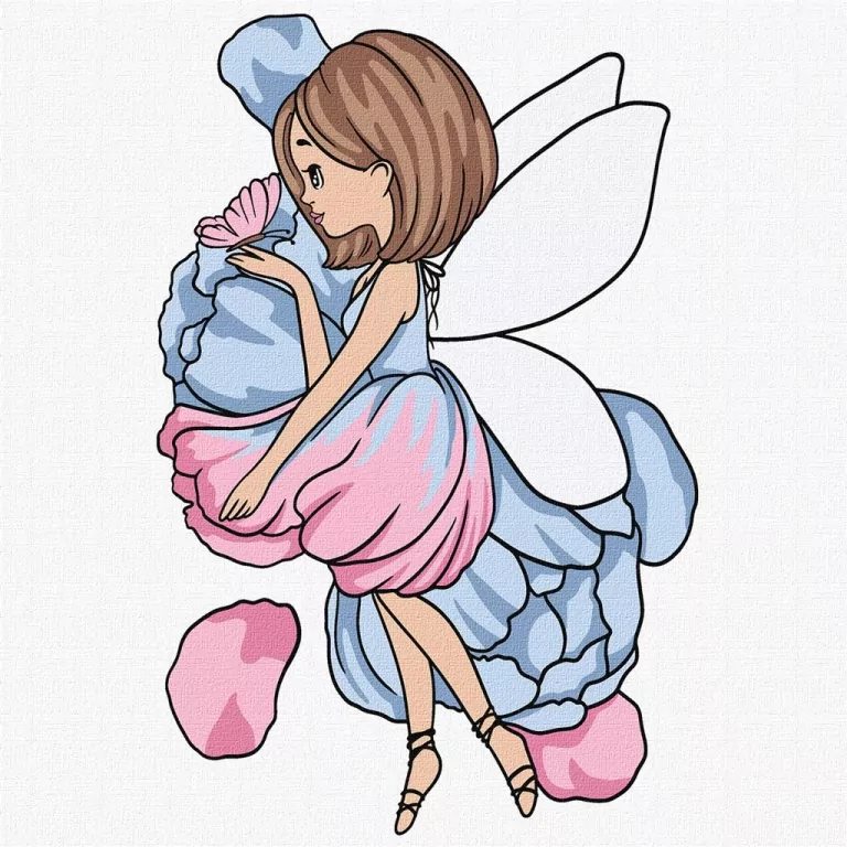 Malowanie po numerach - Delikatna czarownica Kids - tantis.pl