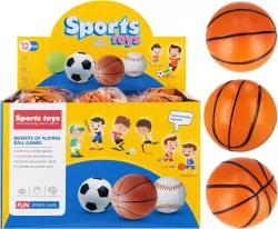 PILKA MIEKKA 10CM KOSZYKOWKA MC DISP 12/144