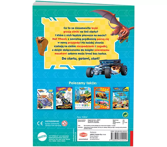 Hot Wheels™. Zadania do Zmazywania - tantis.pl