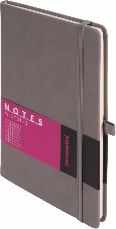 Notes Memofix A5 kratka szary - tantis.pl