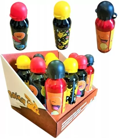 Butelka aluminiowa na wodę Pokemon 500ml MIX - tantis.pl