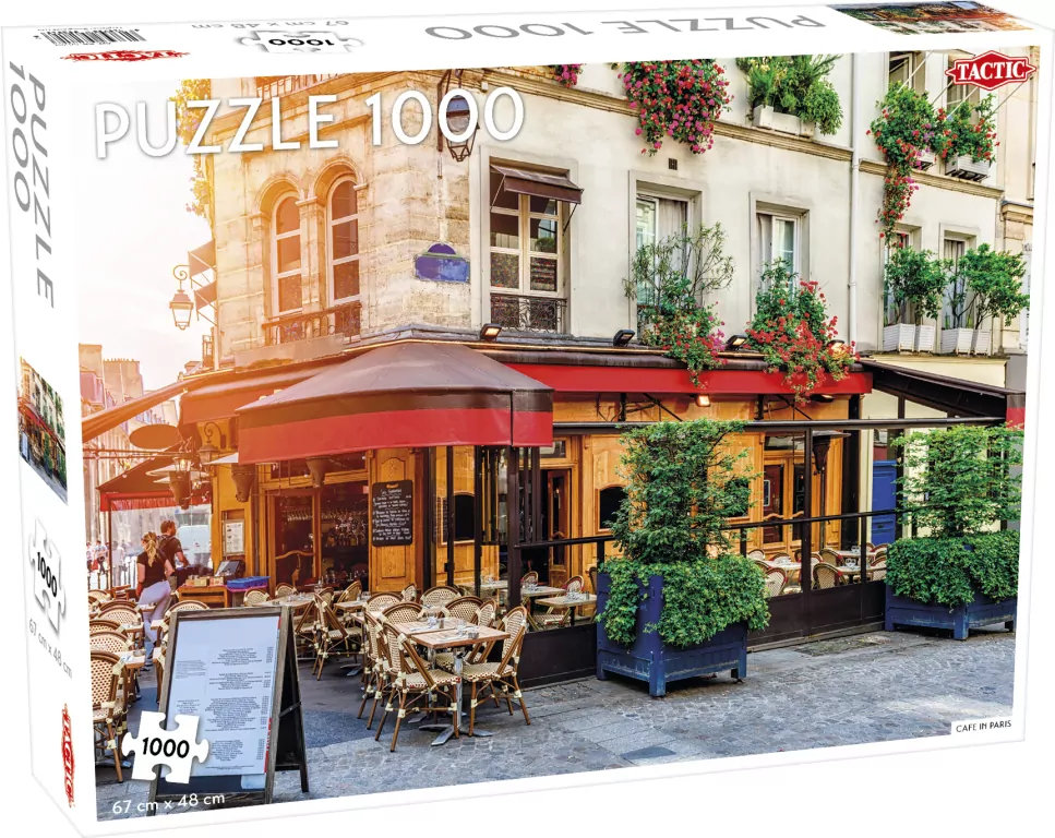 Puzzle 1000 Cafe in Paris - tantis.pl