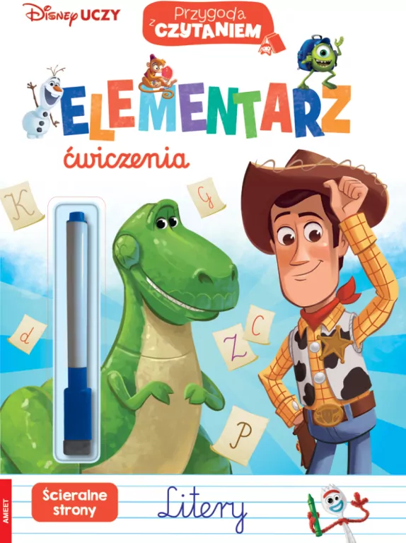 Elementarz ćwiczenia. Litery. Disney uczy - tantis.pl