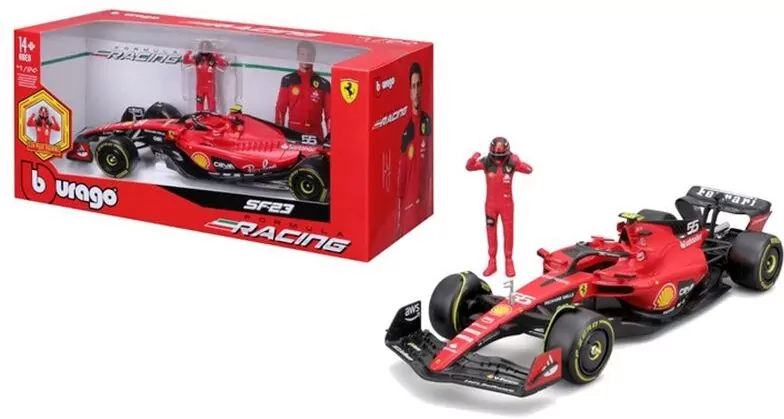 Ferrari F1 SF-23 #55 Carloz Sainz BBURAGO - tantis.pl