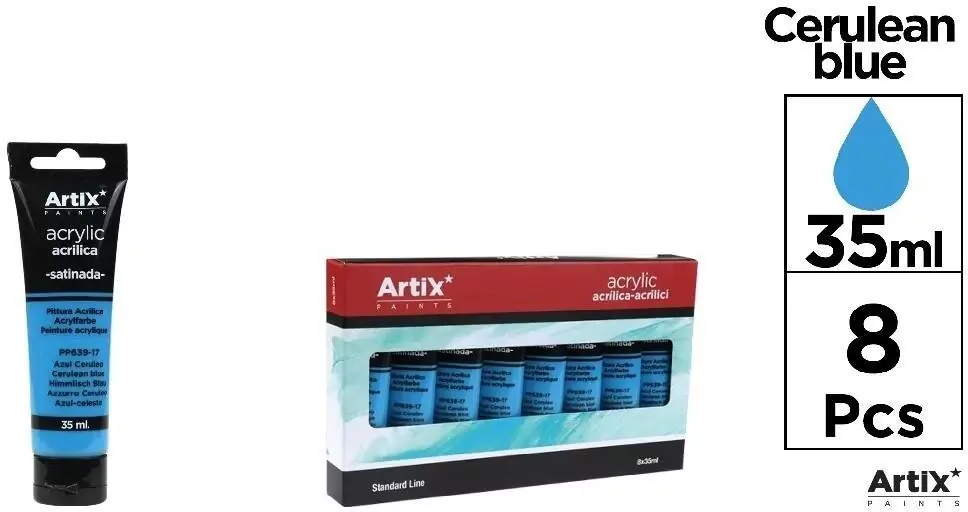 Farba akrylowa błękit podstawowy 35ml - tantis.pl