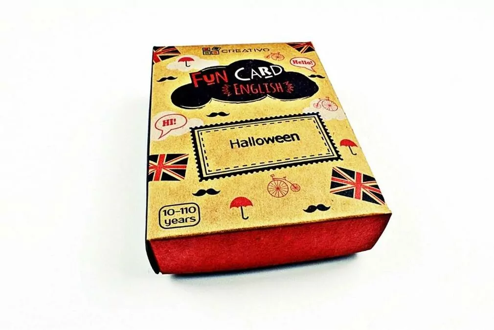 CREATIVO. Fun Card English Halloween - tantis.pl