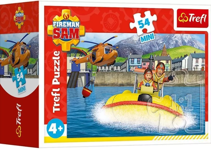Puzzle 54. Mini. Strażak Sam w gotowości - tantis.pl