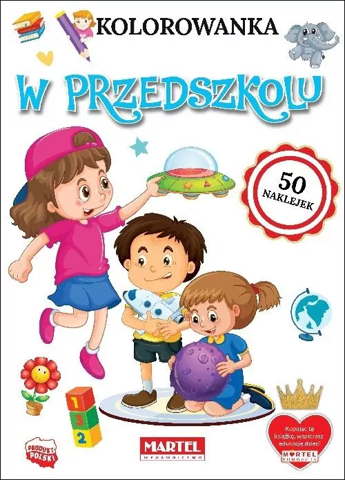 W przedszkolu. Kolorowanka - tantis.pl