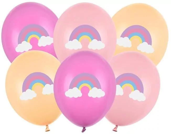 Balony Strong Pastel Tęcza 30cm mix - tantis.pl