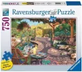 Puzzle 750. Piękne podwórko - tantis.pl