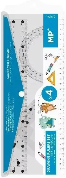 Zestaw geometryczny zwierzaki 4el w etui - tantis.pl