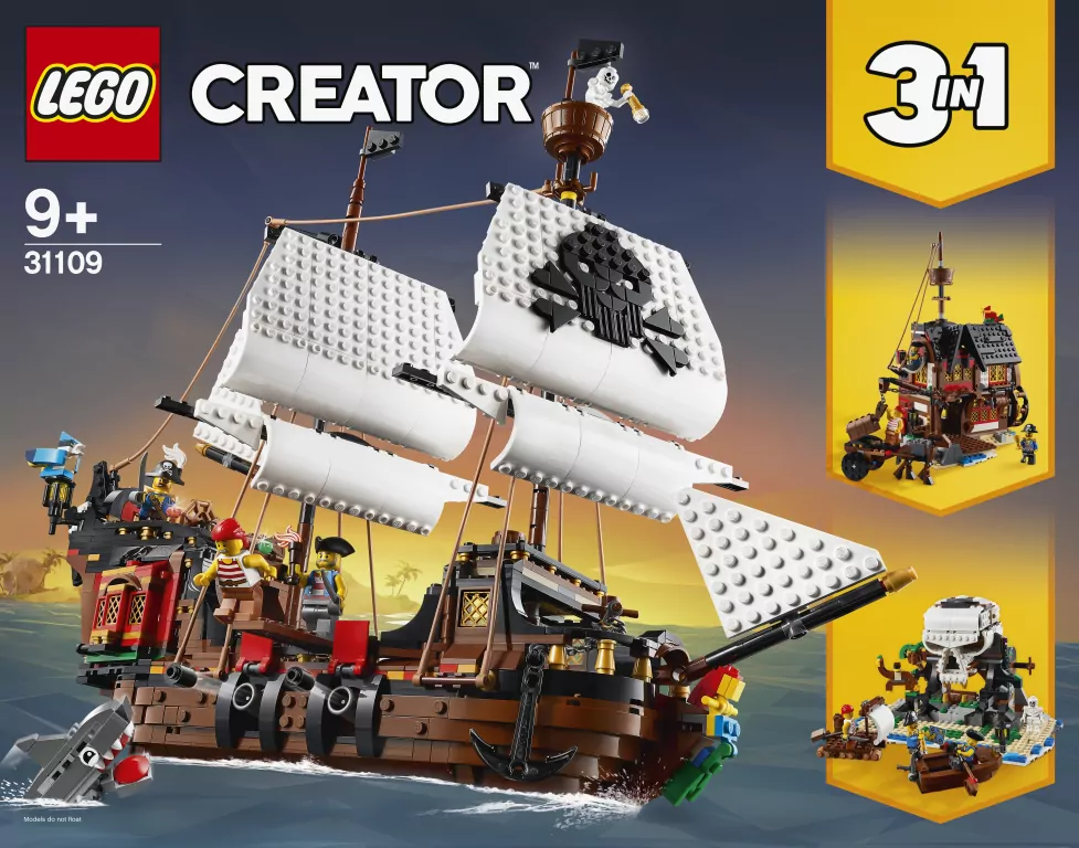 LEGO® Creator. Statek piracki. 31109 - tantis.pl