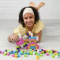 Klocki Meli Cube Classic Pink 200 elementów - tantis.pl