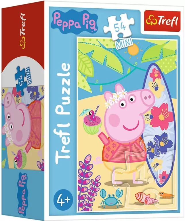 Puzzle 54 mini. Świnka Peppa. Wesoły dzień 2 - tantis.pl
