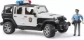 Bruder. Jeep Wrangler Unlimited Rubicon policyjny - tantis.pl