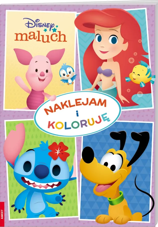 Disney Maluch. Naklejam i koloruję - tantis.pl