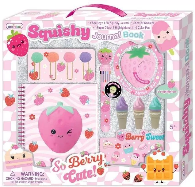 Pamiętnik na spirlali 3D Truskawka - tantis.pl