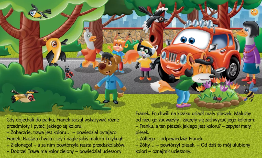 W przedszkolu. Samochodzik Franek - tantis.pl