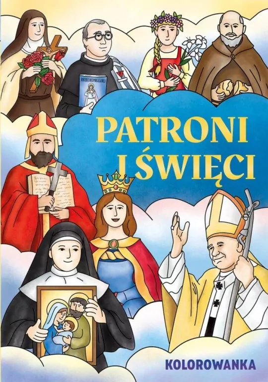 Patroni i Święci. Kolorowanka - tantis.pl