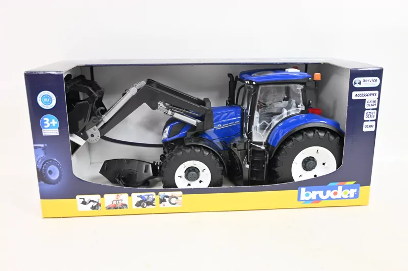 Bruder. Traktor New Holland T7.315 z ładowaczem czołowym - tantis.pl