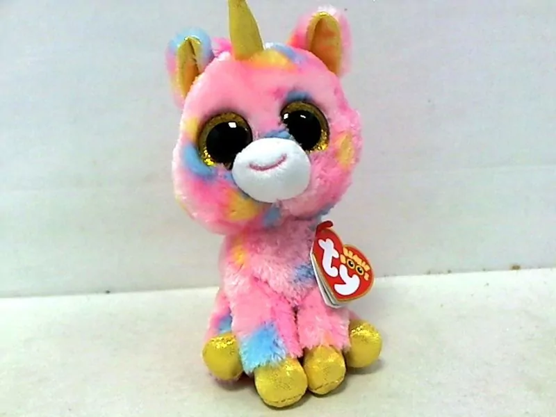 TY Beanie Boos Fantasia - kolorowy jednorożec 15cm - tantis.pl