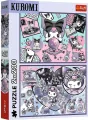 Puzzle 2x200 Psoty Kuromi Hello Kitty TREFL - tantis.pl