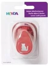 Dziurkacz ozdobny średni 17mm kotek - tantis.pl