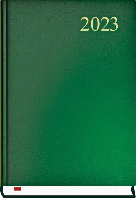 Asystent, Kalendarz 2021 dzienny A5, zieleń - tantis.pl