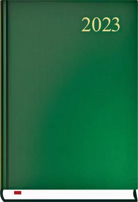 Asystent, Kalendarz 2021 dzienny A5, zieleń