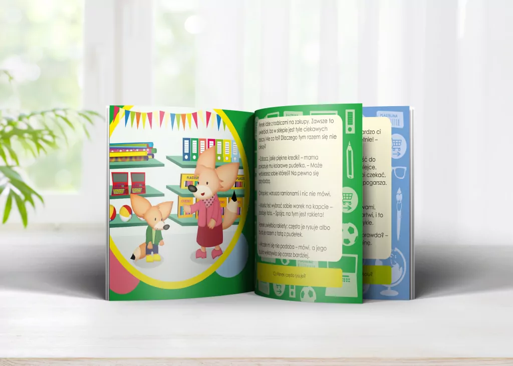 Pierwszy dzień w przedszkolu. Wydarzenia II. Przygody Fenka - tantis.pl