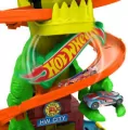 Hot Wheels City Zakręcony tor Remiza T-Rexa - tantis.pl