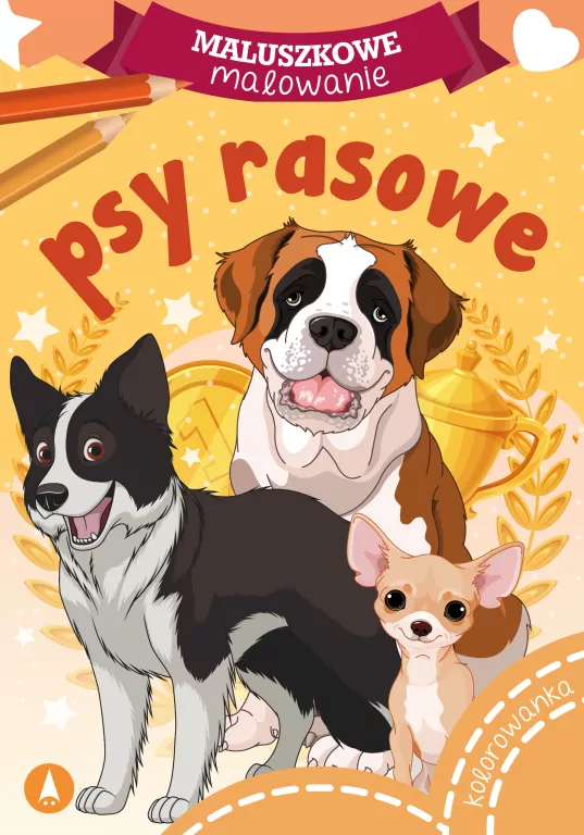 Psy rasowe. Maluszkowe malowanie - tantis.pl