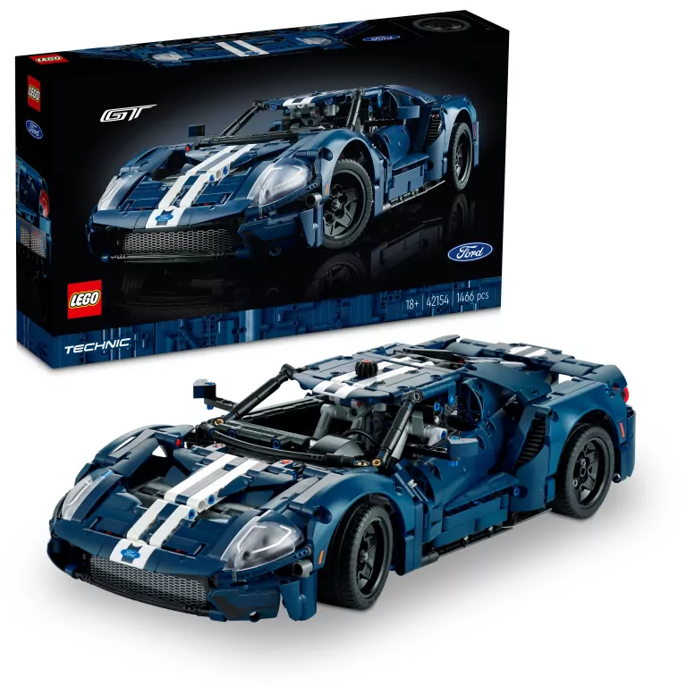 LEGO® Technic. Ford GT, wersja z 2022 roku. 42154 - tantis.pl