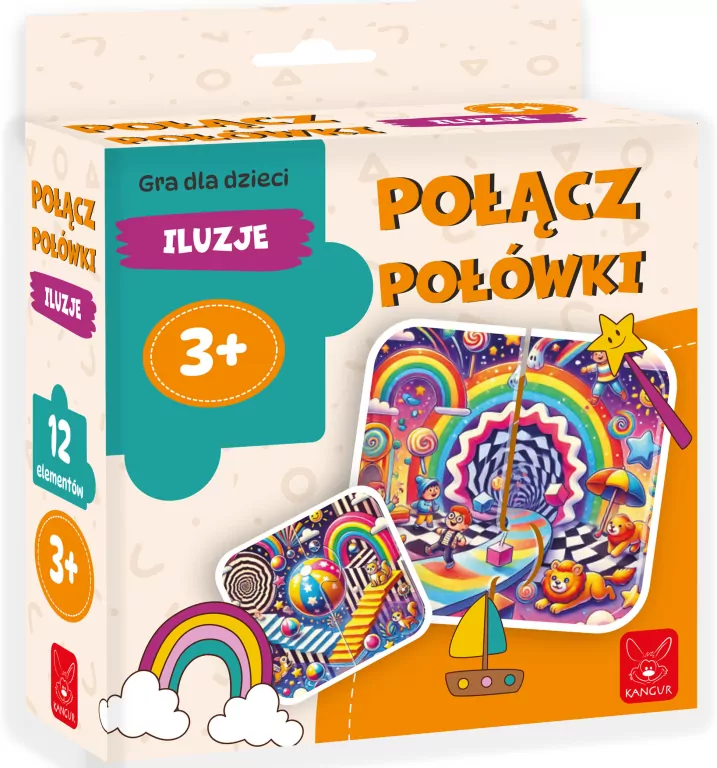 Połącz połówki Iluzje 3+ - tantis.pl