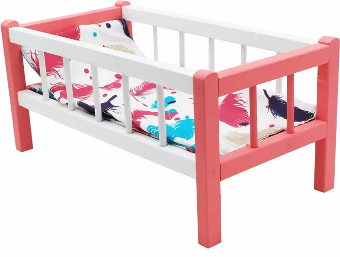 Łóżeczko kolorowe z pościelą - tantis.pl