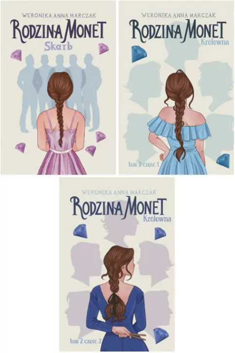 Pakiet: Skarb / Królewna. Rodzina Monet. Tom 1-2. Cz.1 i 2 - tantis.pl