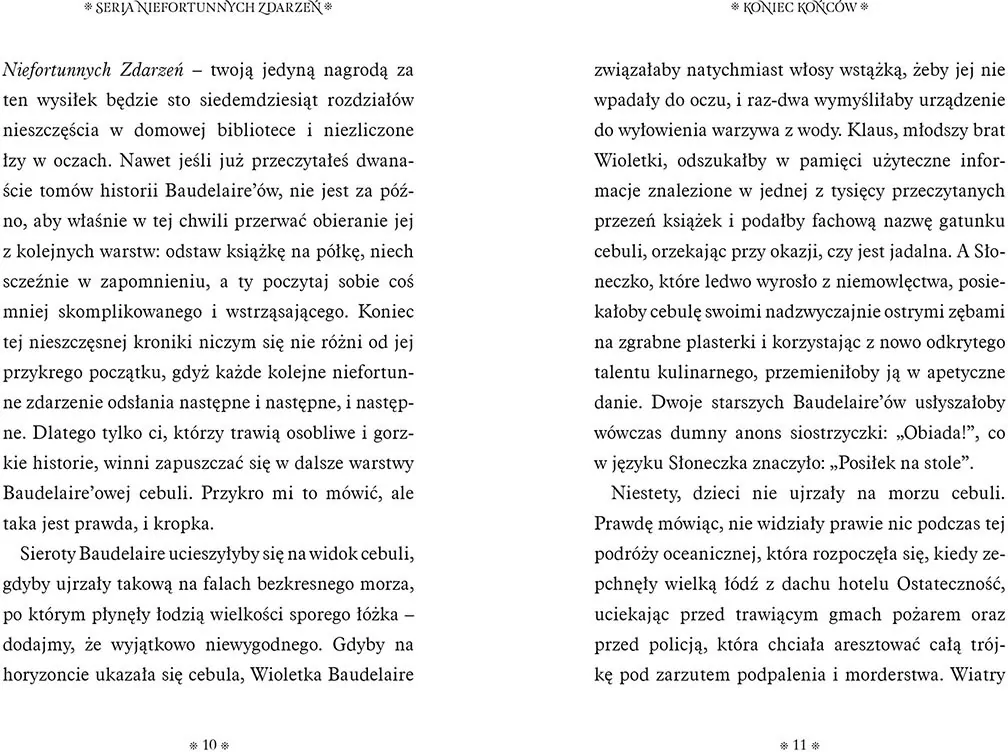 Koniec końców. Seria niefortunnych zdarzeń. Tom 13 - tantis.pl