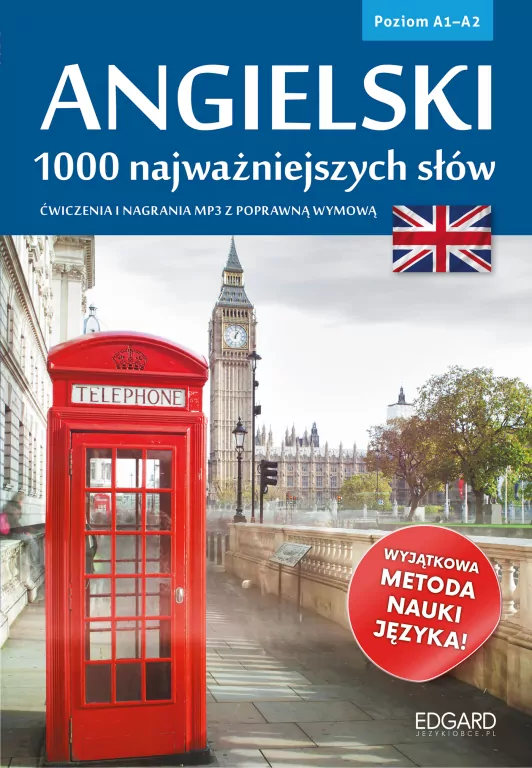 Angielski. 1000 najważniejszych słów. Poziom A1-A2 - tantis.pl