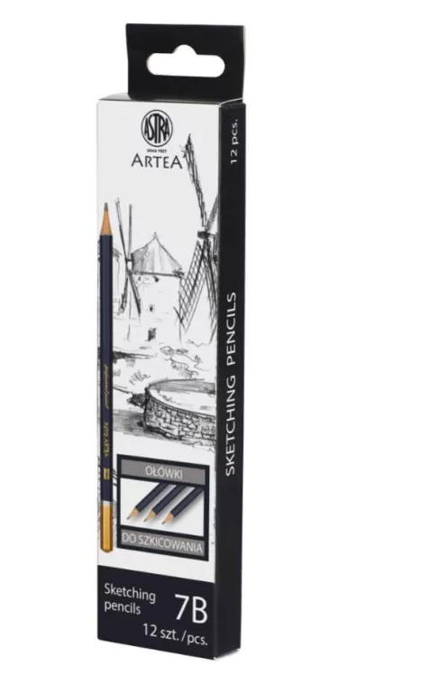 Ołówek do szkicowania 7B. Artea Box - tantis.pl