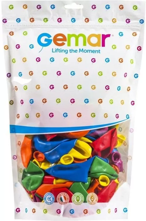 Balony Gemar pastelowe różnokolorowe 33cm 50szt - tantis.pl