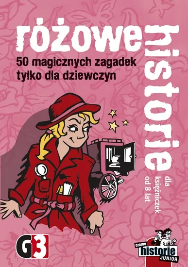 50 magicznych zagadek tylko dla dziewczyn. Różowe historie. Czarne historie Junior - tantis.pl