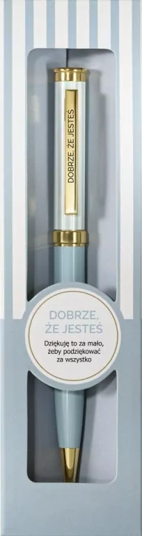 Długopis prezentowy Dobrze, że jesteś - tantis.pl