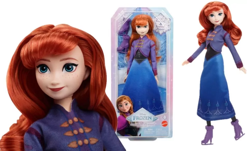 Disney Kraina Lodu Anna Łyżwiarka Lalka na łyżwach - tantis.pl
