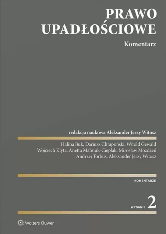 Prawo upadłościowe. Komentarz - tantis.pl