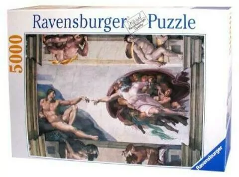 Puzzle 5000. Michał Anioł. Stworzenie Adama - tantis.pl