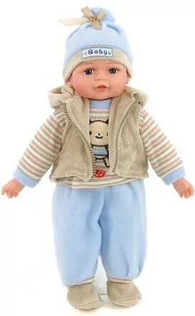 Lalka bobas 35cm z dźwiękiem. Mix - tantis.pl