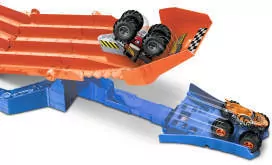 Hot Wheels Monster Truck Wyścig z demolką 2auta - tantis.pl