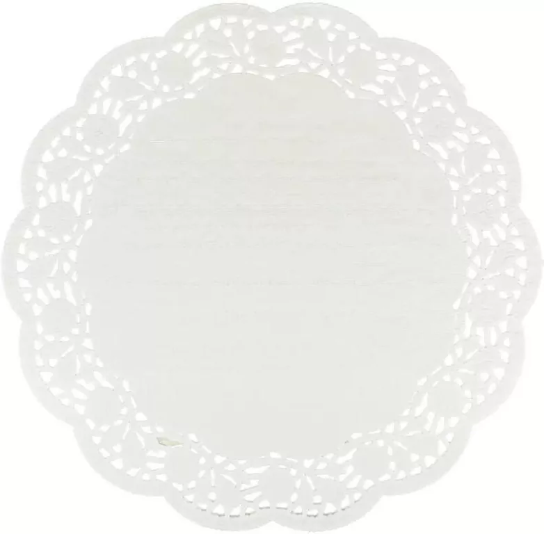 Serwetki dekoracyjne białe FSC śr. 36cm - tantis.pl