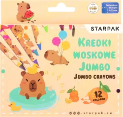 Kredki woskowe Jumbo. Kapibara